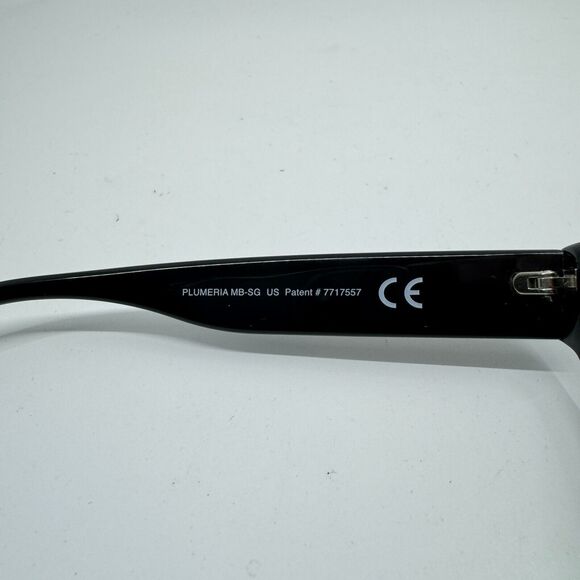 Maui Jim MJ768-02 PLUMERIA Eyeglasses Frames Black Square 55-17-135 H11597 - Picture 5 of 8